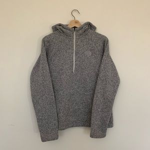 Quarter zip North Face fleece